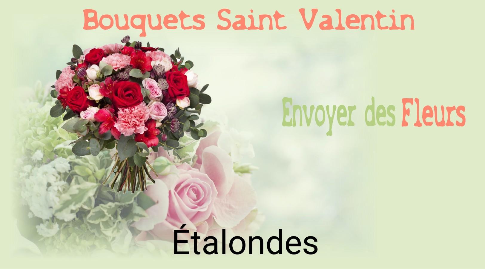 Roses de Saint-Valentin livrées à Étalondes